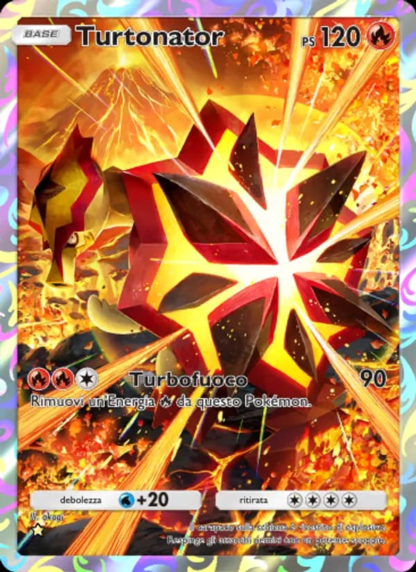 Turtonator card in Italian