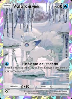 Vulpix di Alola card in Italian