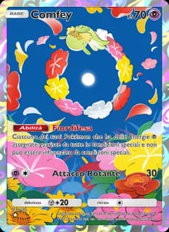 Comfey card in Italian