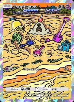 Sandygast card in Italian