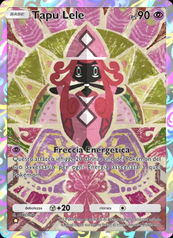 Tapu Lele card in Italian