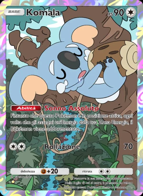 Komala card in Italian