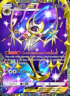 Lunala-ex card in Italian