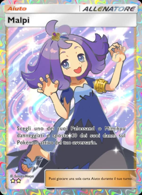 Malpi card in Italian