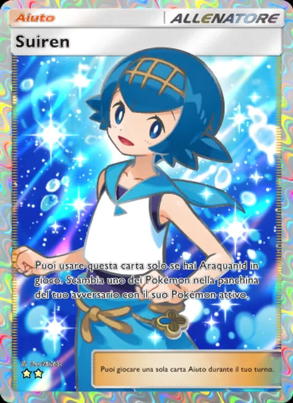Suiren card in Italian