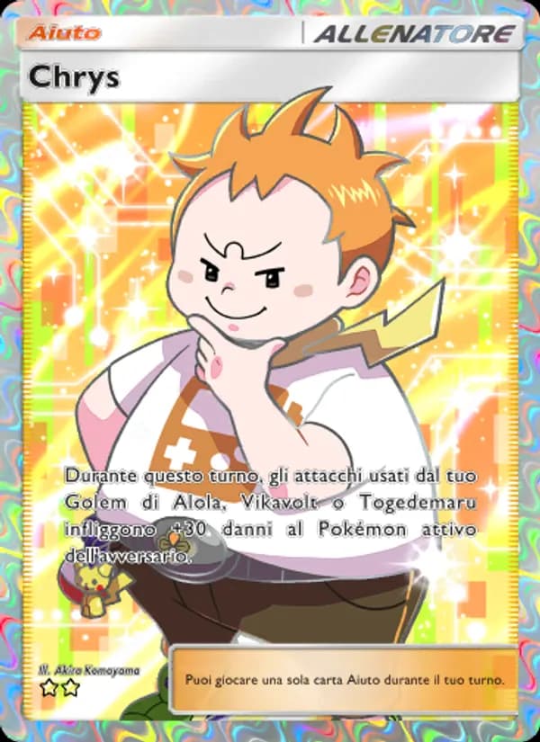 Chrys card in Italian