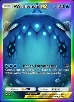 Wishiwashi-ex card in Italian