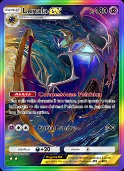 Lunala-ex card in Italian