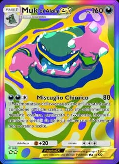 Muk di Alola-ex card in Italian