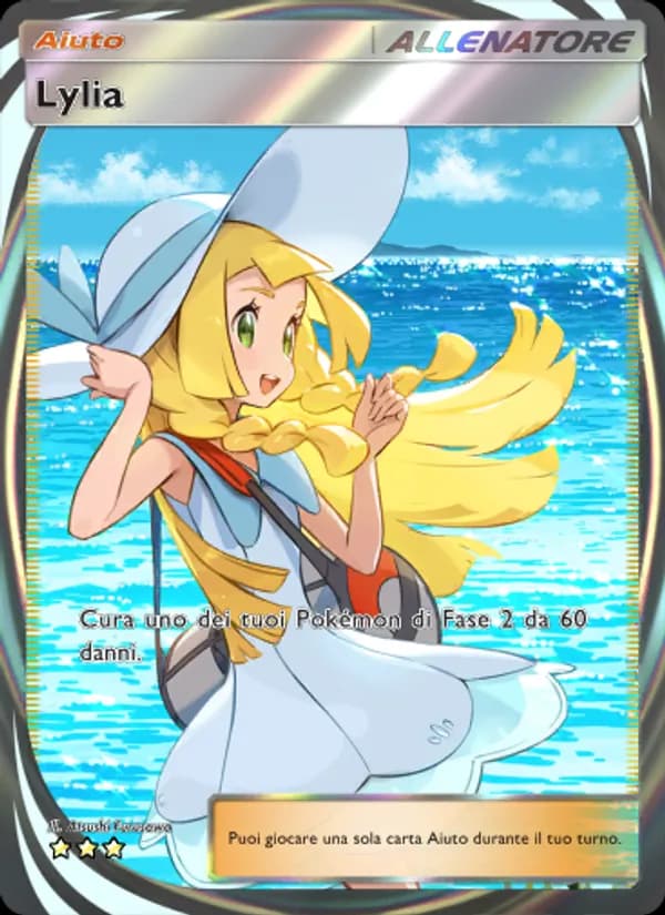 Lylia card in Italian
