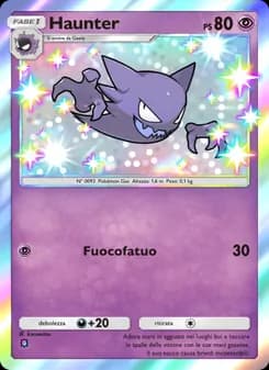 Haunter card in Italian