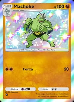 Machoke card in Italian