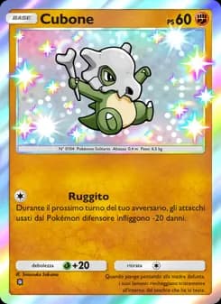 Cubone card in Italian