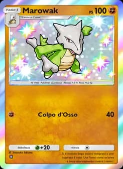 Marowak card in Italian