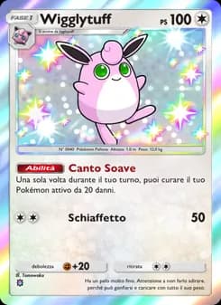 Wigglytuff card in Italian