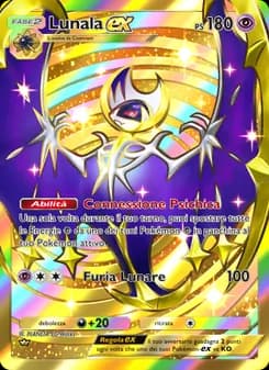 Lunala-ex card in Italian