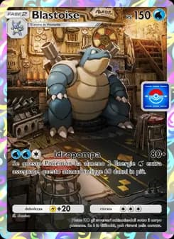 Blastoise card in Italian