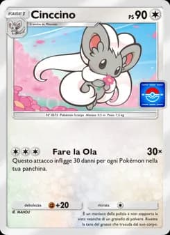 Cinccino card in Italian