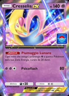 Cresselia-ex card in Italian