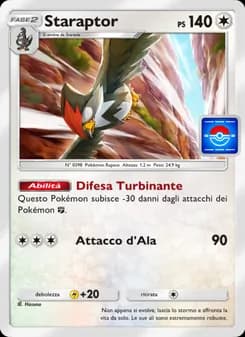Staraptor card in Italian