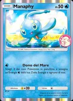 Manaphy card in Italian