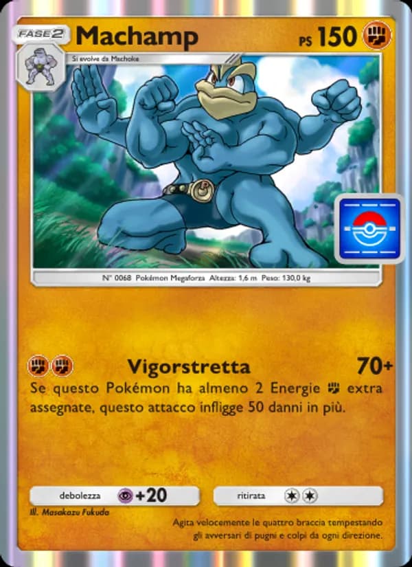 Machamp card in Italian