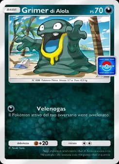 Grimer di Alola card in Italian