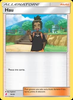 Hau card in Italian