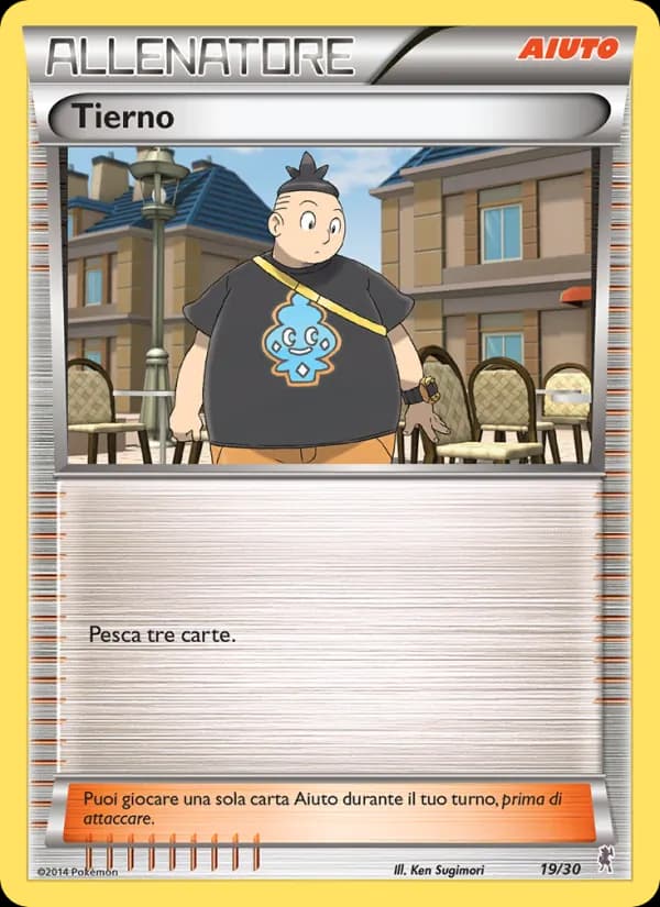 Tierno card in Italian