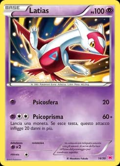 Latias card in Italian