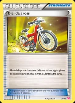 Bici da cross card in Italian