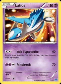 Latios card in Italian