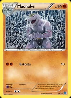 Machoke card in Italian