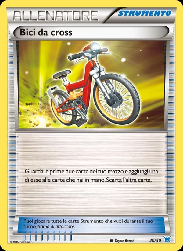 Bici da cross card in Italian