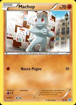 Machop card in Italian