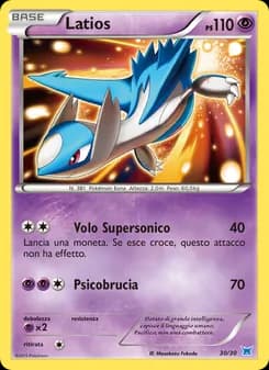 Latios card in Italian