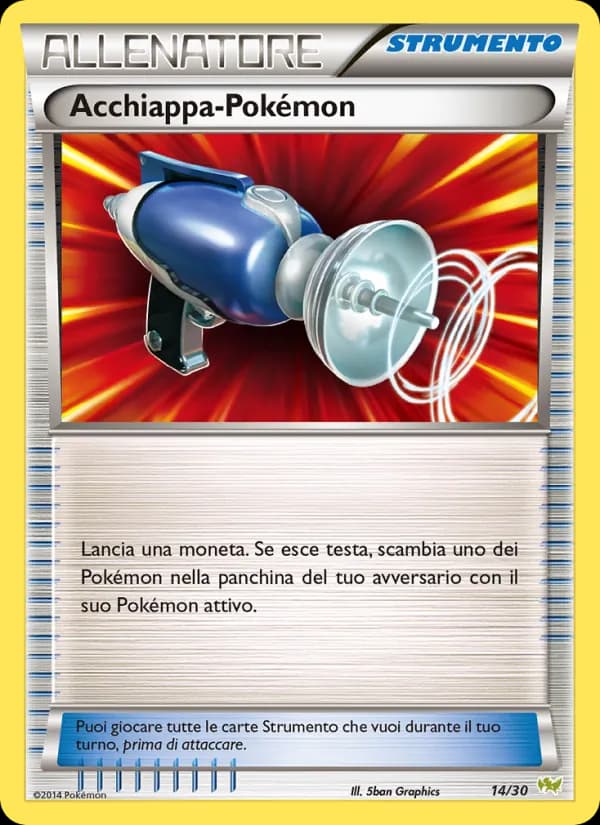 Acchiappa-Pokémon card in Italian