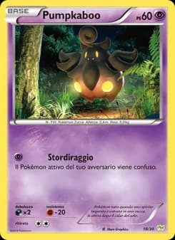 Pumpkaboo card in Italian
