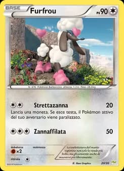 Furfrou card in Italian