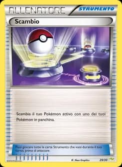 Scambio card in Italian