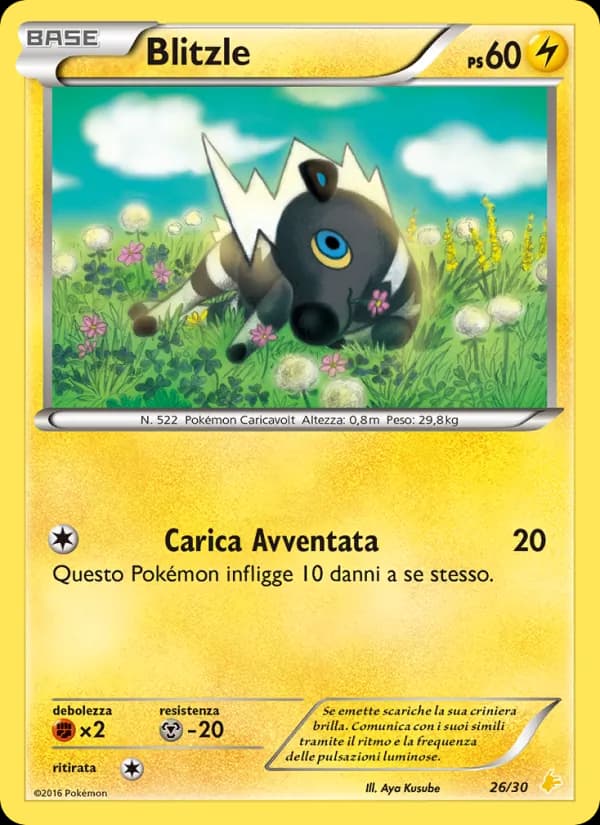 Blitzle card in Italian