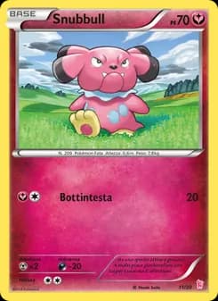 Snubbull card in Italian