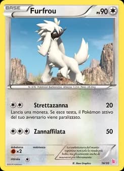 Furfrou card in Italian
