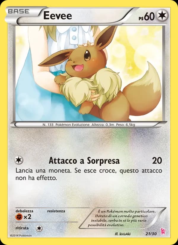 Eevee card in Italian