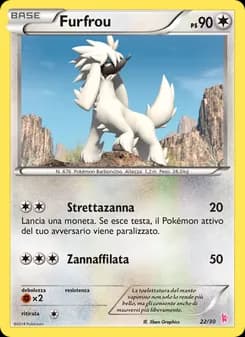 Furfrou card in Italian