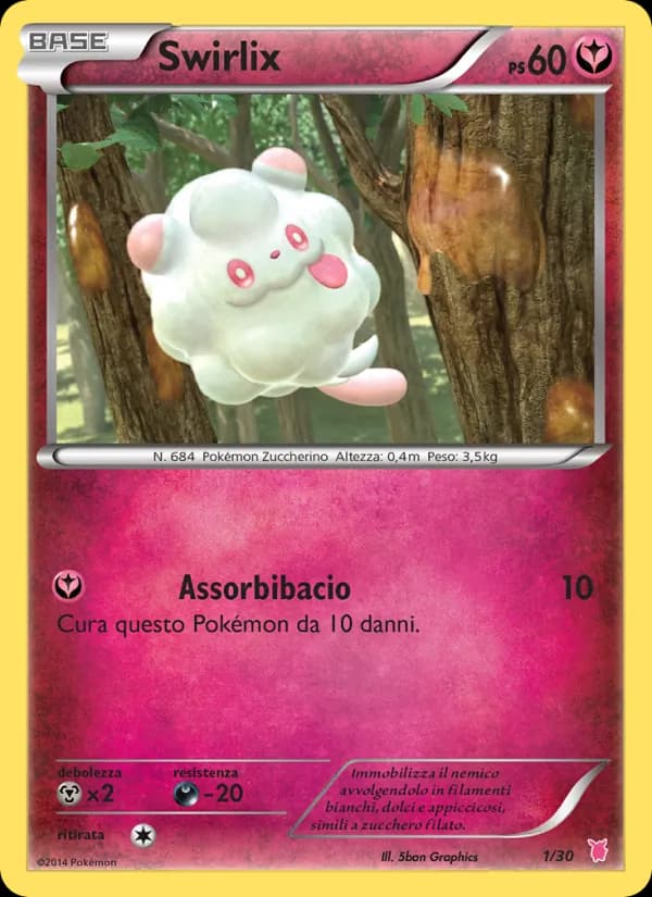 Swirlix card in Italian