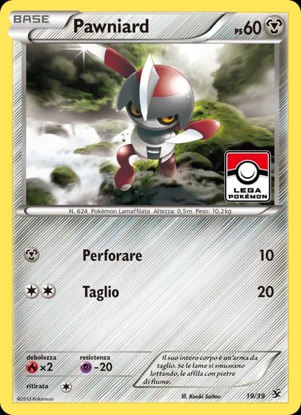 Pawniard card in Italian