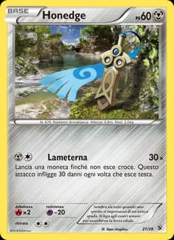 Honedge card in Italian