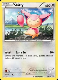 Skitty card in Italian
