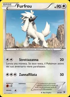 Furfrou card in Italian